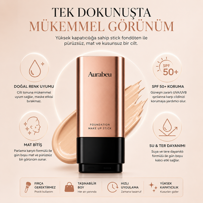 Aurabeu Renk Uyum Stick Fondöten SPF50+